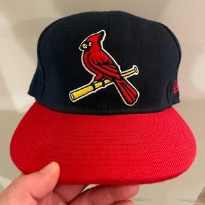 st louis cardinals new era fitted hat size 7 3/8